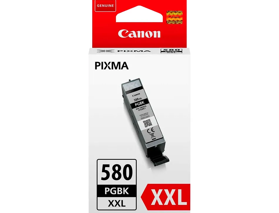 Cartouche canon jet d'encre 580 xxl pixma coloris noir 600p
