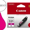 Cartouche canon jet d'encre 6445 b001-cli551mxl couleur magenta haute capacité 645p