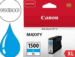 Cartouche canon jet d'encre 9193 b001-pgi1500xlc couleur cyan 1020p