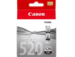 Cartouche canon jet d'encre 2932 b001-pgi520bk couleur noir 350p