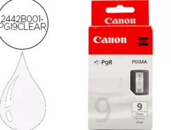 Cartouche canon jet d'encre 2442 b001-pgi9clear transparent 1625p