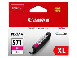 Cartouche canon jet d'encre 0333c001-cli-571xlm haute capacité magenta