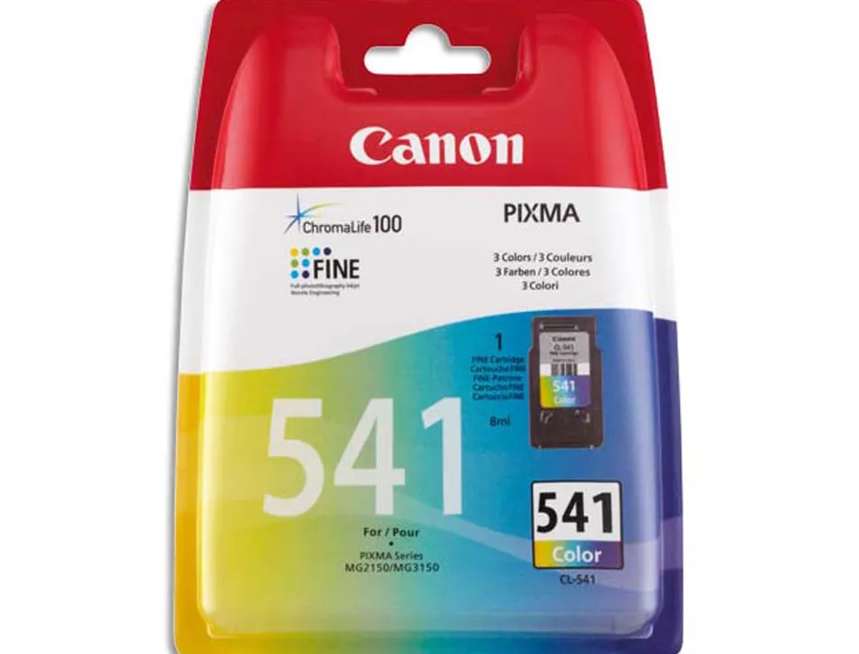 Cartouche canon jet d'encre 5227 b005-cl541 3 couleurs cyan/magenta/jaune 205p