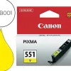 Cartouche canon jet d'encre 6511 b001-cli551y couleur jaune 347p