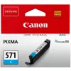 Cartouche canon jet d'encre 0386c001-cli-571c couleur cyan