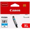Cartouche canon jet d'encre cli-581xl couleur cyan