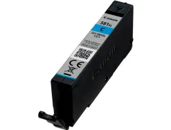 Cartouche canon jet d'encre cli-581xl couleur cyan