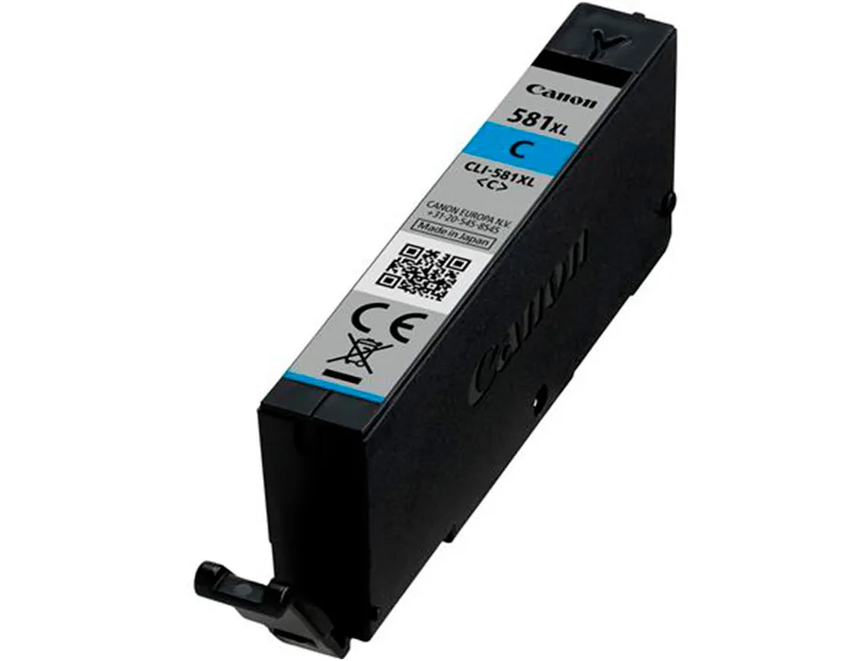 Cartouche canon jet d'encre cli-581xl couleur cyan