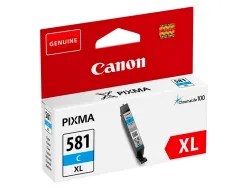 Cartouche canon jet d'encre cli-581xl couleur cyan