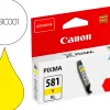 Cartouche canon jet d'encre cli-581xl couleur jaune