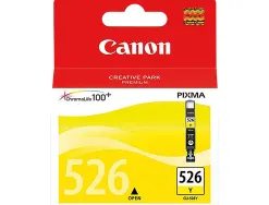 Cartouche canon jet d'encre 4543 b001-cli526y couleur jaune 450p