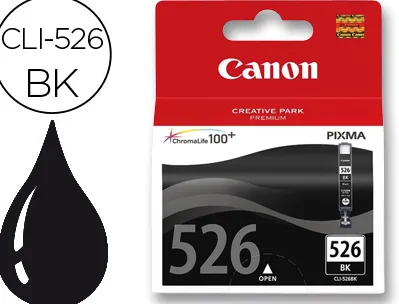Cartouche canon jet d'encre 4540 b001-cli526bk couleur noir 2185p