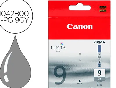 Cartouche canon jet d'encre 1042 b001-pgi9gy couleur gris 1150p