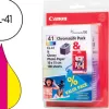 Cartouche canon jet d'encre 0617 b001-cl41 3 couleurs cyan/magenta/jaune 155p