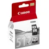Cartouche canon jet d'encre 2969 b001-pg512 tête+encre couleur noir 400p