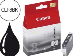 Cartouche canon jet d'encre 0620 b001-cli8bk couleur noir 420p