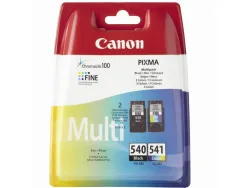 Cartouche canon jet d'encre pack pg-540 + cl-541 noir et couleurs 180p