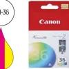 Cartouche canon jet d'encre 1511 b001-cli36cl 3 couleurs