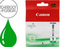 Cartouche canon jet d'encre 1041 b001-pgi9gr couleur vert 1600p