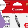 Cartouche canon jet d'encre 581 xxl ts9550/ts705 couleur violet photo