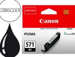Cartouche canon jet d'encre 0385c001-cli-571bk couleur noir