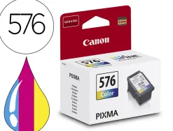 Cartouche canon jet d'encre original 5438c001 cl-576 100p 3 couleurs cyan/magenta/jaune