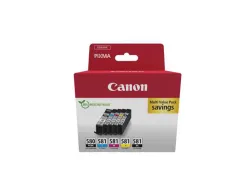 Cartouche canon jet d'encre 580/581 multipack couleurs noir magenta cyan jaune 223p