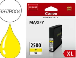 Cartouche canon jet d'encre pgi-2500 xl couleur jaune 1500p