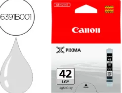 Cartouche canon jet d'encre cli-42lgy canon pixma pro-100/100s coloris gris clair 830p
