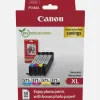 Cartouche canon original cli-571xl photo value pack noir-cyan-magenta-jaune