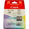 Cartouche canon pack pg-510 + cl-511 noir et couleurs