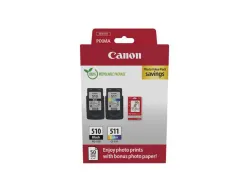 Cartouche canon pack pg-510 + cl-511 noir et couleurs