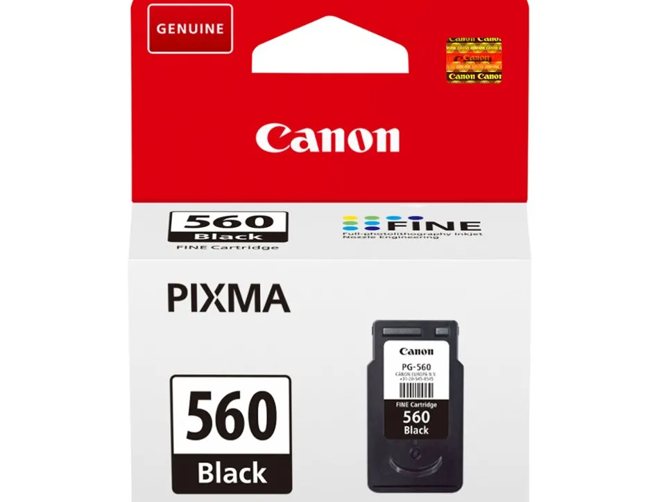 Cartouche canon pg-560 jet d'encre pour pixma ts5350 / ts5351 / ts5352 / ts5353 noir 180 pages
