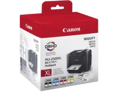 Cartouche canon pgi-2500xl pack 4 couleurs