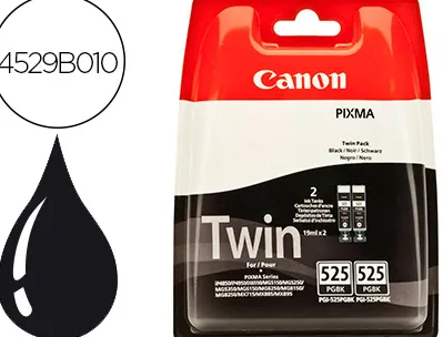 Cartouche canon twin pack 525pgbk pack de 2 cartouches encre noire