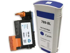 Cartouche compatible avec pitney bowes haute capacite pour machine affranchir connect + 1000/2000/2200/3200/3500 cyan