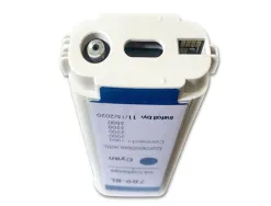 Cartouche compatible avec pitney bowes haute capacite pour machine affranchir connect + 1000/2000/2200/3200/3500 cyan
