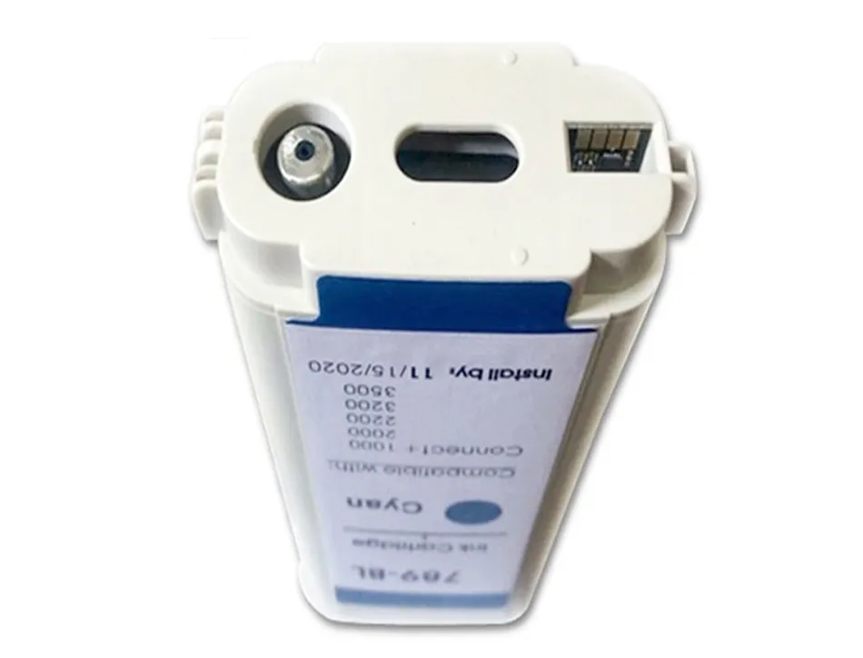 Cartouche compatible avec pitney bowes haute capacite pour machine affranchir connect + 1000/2000/2200/3200/3500 cyan
