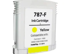 Cartouche compatible avec pitney bowes haute capacite pour machine affranchir connect + 1000/2000/2200/3200/3500 jaune