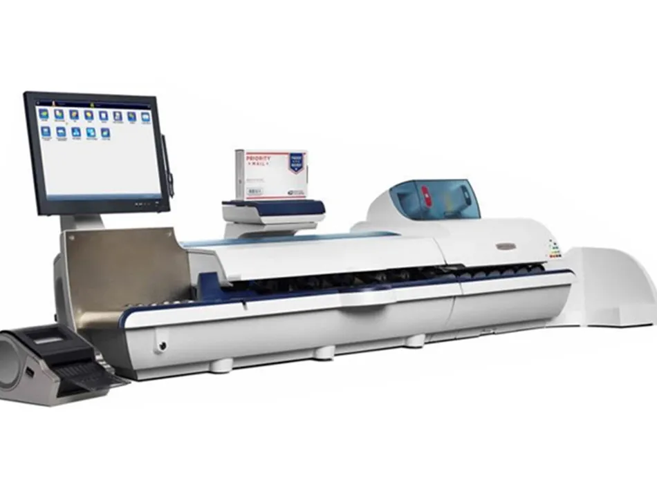 Cartouche compatible avec pitney bowes haute capacite pour machine affranchir connect + 1000/2000/2200/3200/3500 jaune
