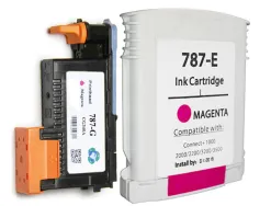 Cartouche compatible avec pitney bowes haute capacite pour machine affranchir connect + 1000/2000/2200/3200/3500 magenta