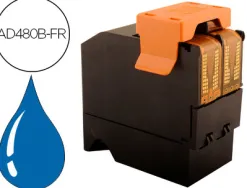 Cartouche d'encre bleue compatible avec neopost ad480b-fr satas is480/evo480 type postale hu/su