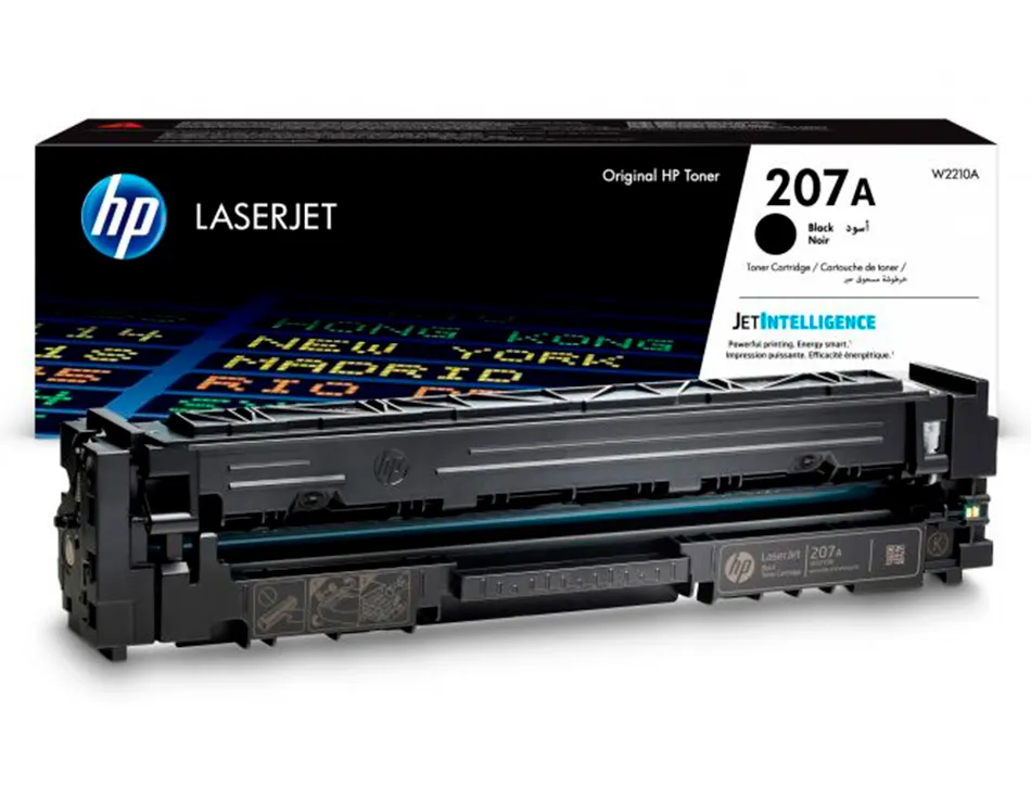Cartouche d'encre hp 207a laserjet m255dw m255nw m282nw m283fdn noir 1350 pag