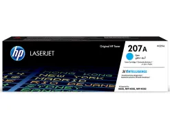 Cartouche d'encre hp 207a pour hp color laserjet pro m255dw m255nw m282nw m283fdn cyan 1250p