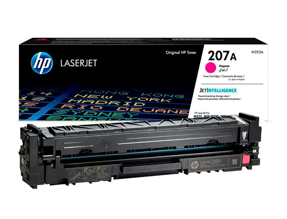 Cartouche d'encre hp 207a pour hp color laserjet pro m255dw m255nw m282nw m283fdn magenta 1250p
