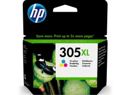 Cartouche d'encre hp 305xl pour hp envy 6010/22/30/32 et deskjet cyan, magenta, jaune 2710/2720/2721/2722/2723/2724