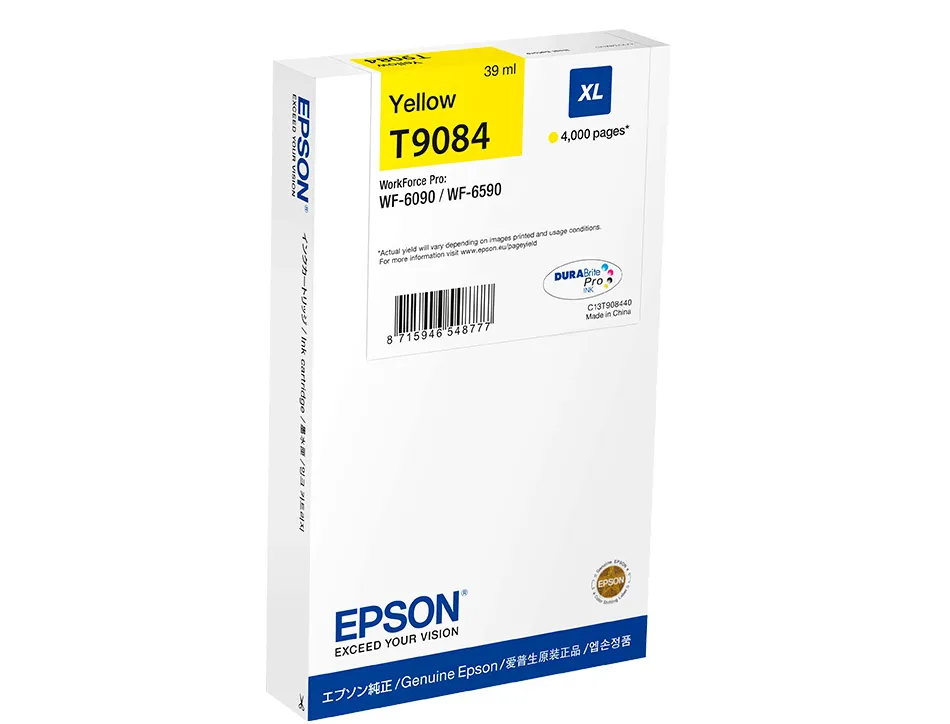 Cartouche encre epson wf-6590dwf/wf-6090dwáxl jaune