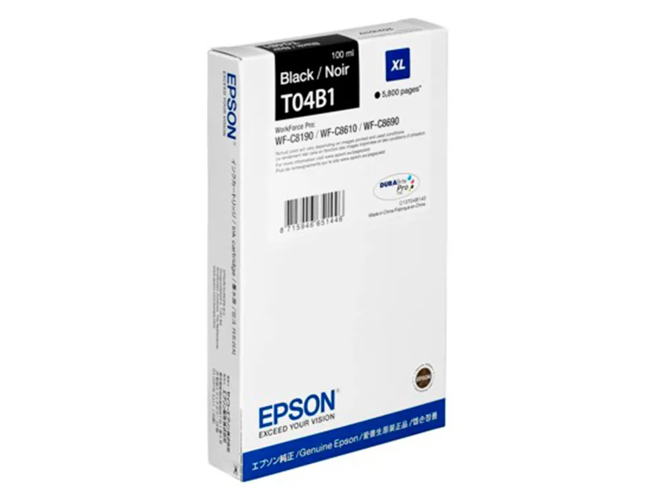 Cartouche encre epson wf-c81xx / wf-c86xx xl noir
