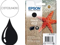 Cartouche encre epson 603 xp-2100 / 3100 / 4100 / wf-2810 / 2830 / 2835 / 2850 couleur noir 150 pages