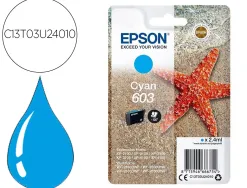 Cartouche encre epson 603 xp-2100 / 3100 / 4100 / wf-2810 / 2830 / 2835 / 2850 couleur cyan 130 pages